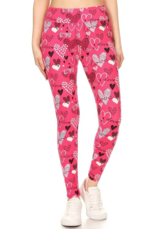 Valentinstags-Herz-Leggings