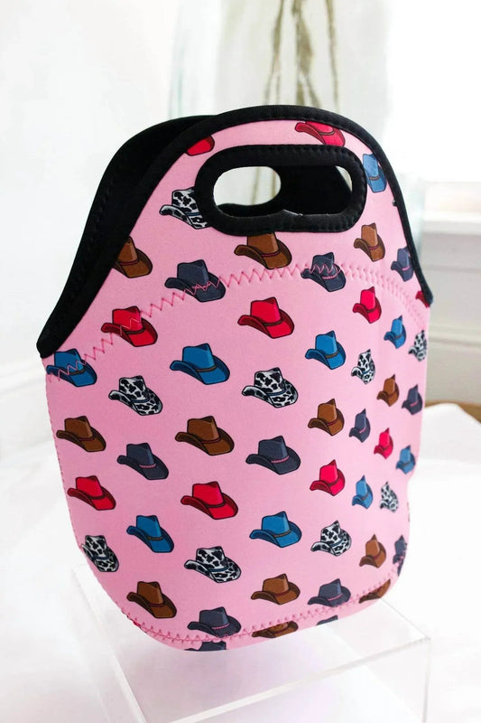 Women's Cowboy Hat Lunch Tote Bag