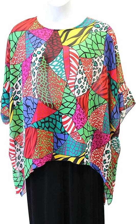 Women's Animal Print Art To Wear Top
