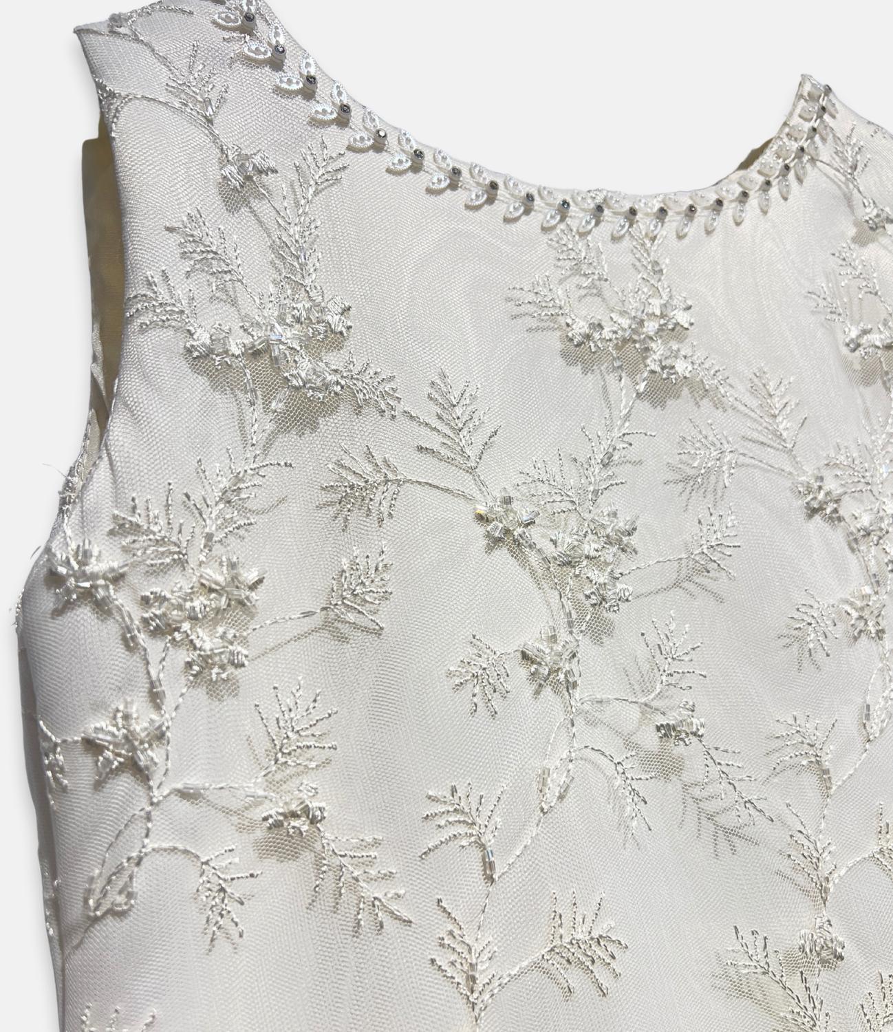 Damen Spitzenkleid in Midilänge