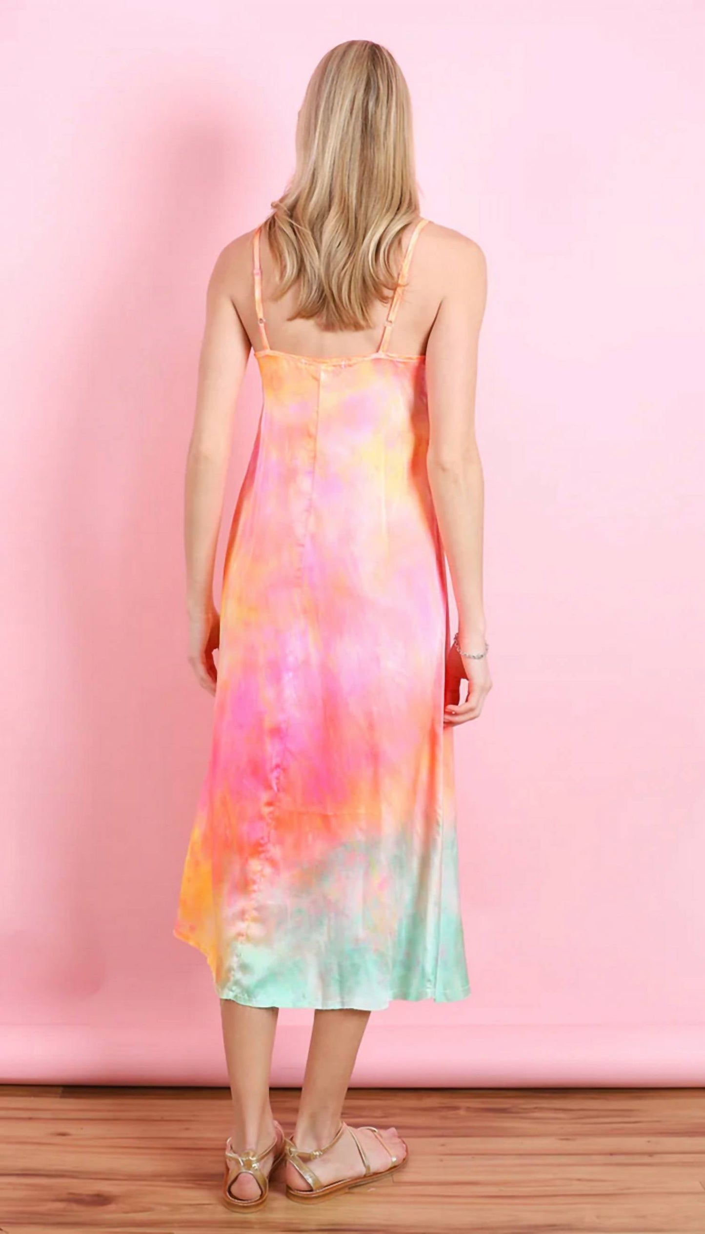 Seidenes Fanny Midikleid