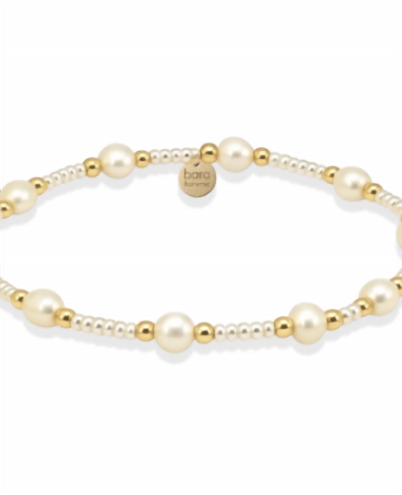 Women's Claire Beaded Bracelet With Pearls