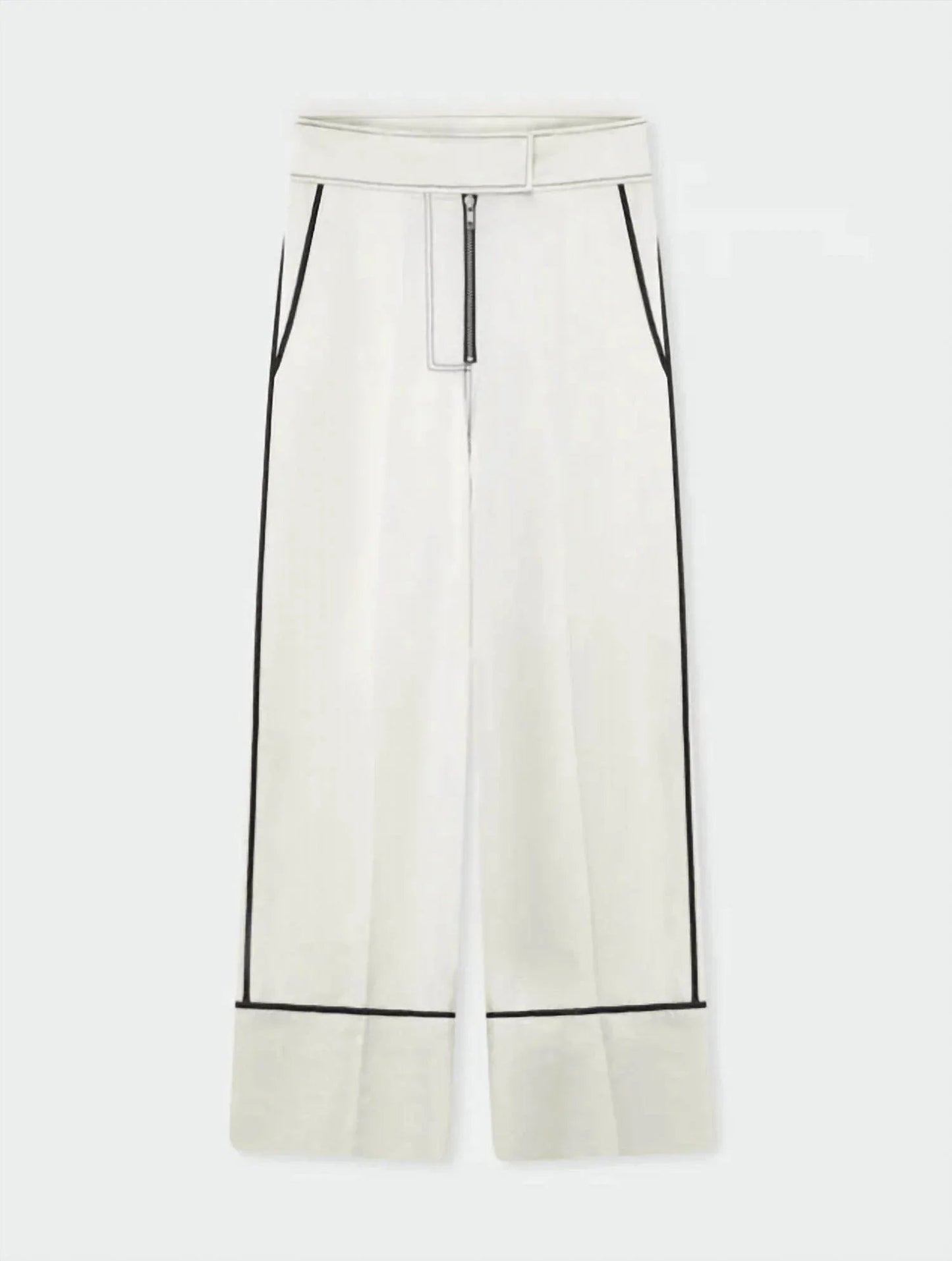 Gianna High Shine Piped Pant
