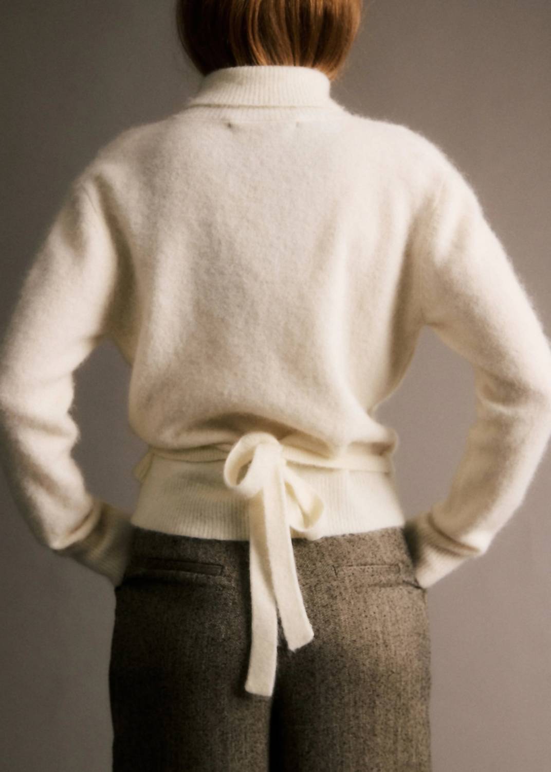Michelle Crossed V-neck Sweater