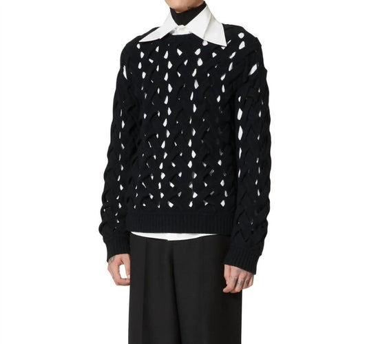 Cut-out Knit Jumper