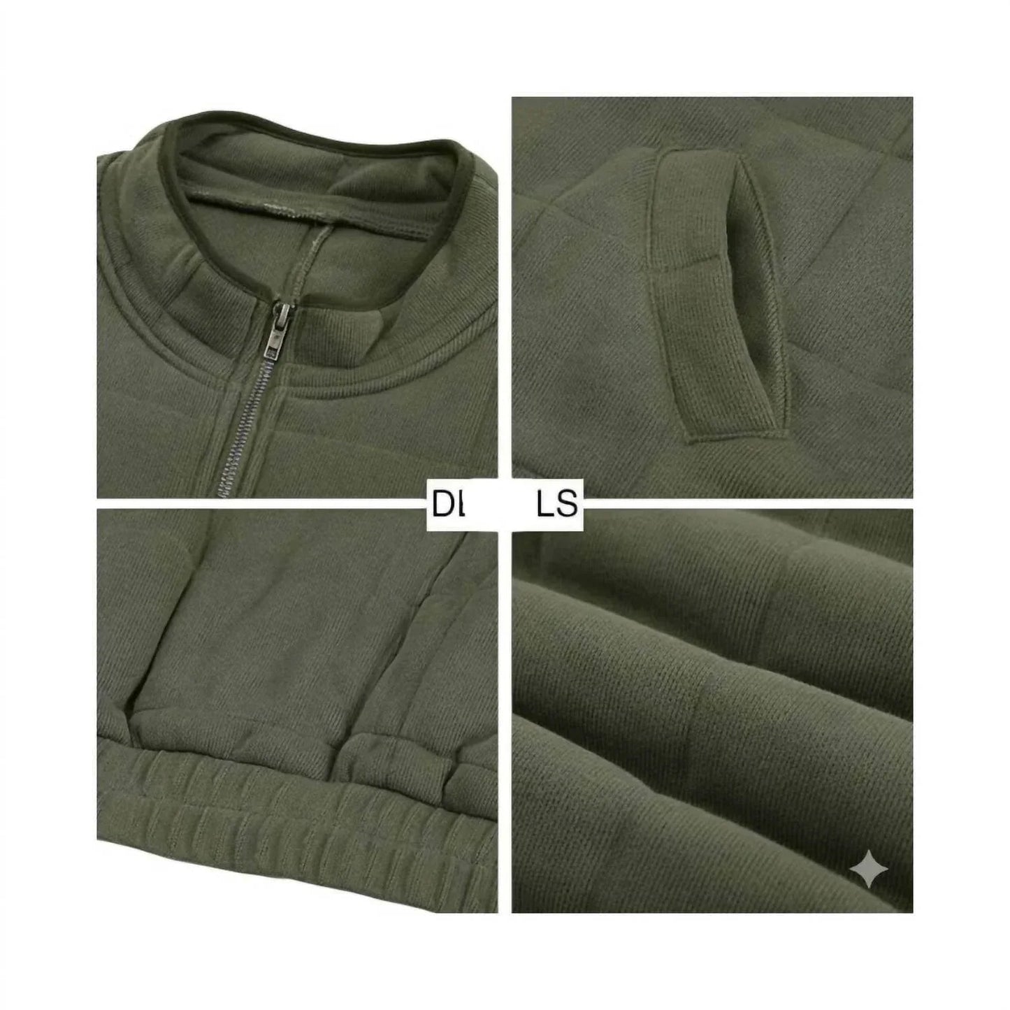 Gesteppte Jacke mit Reißverschluss