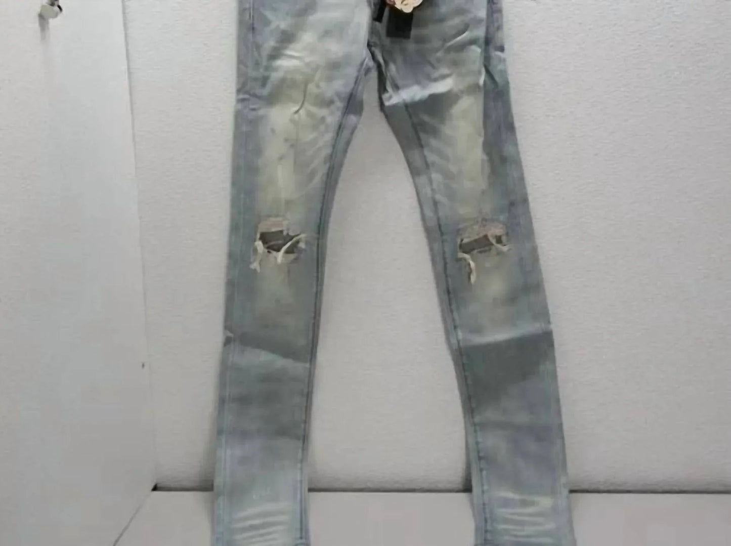 Herren Coated Paint Yen Jeans