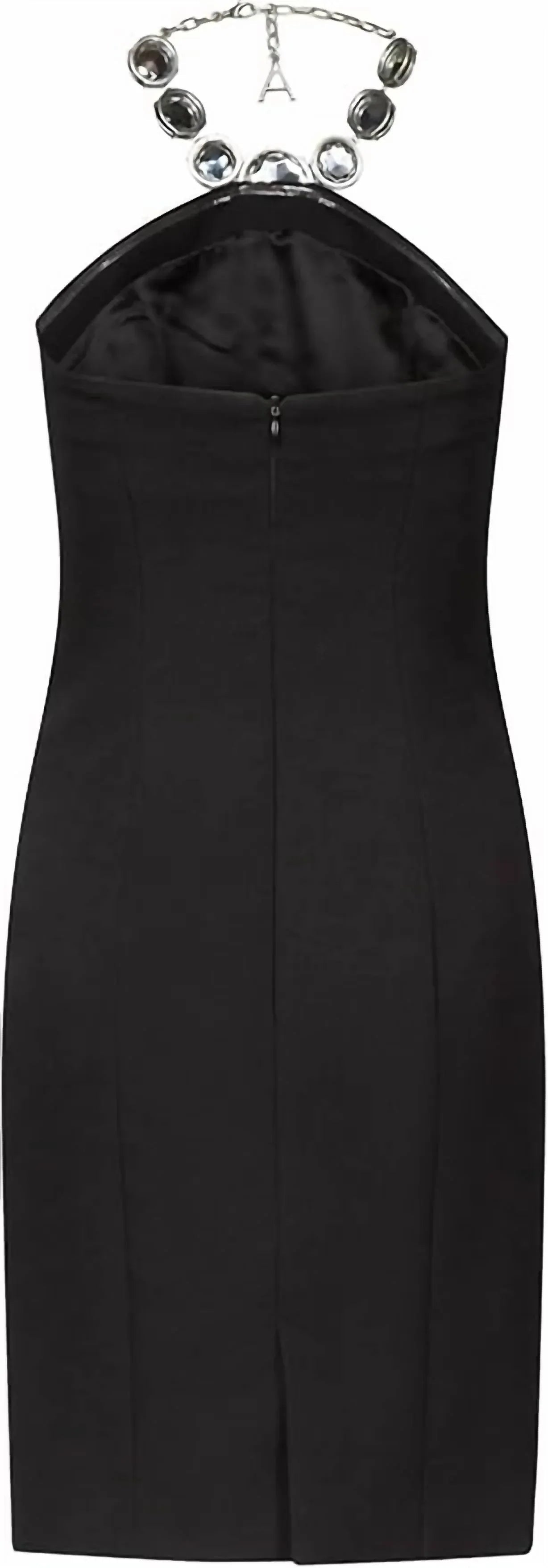 Kristall-Neckholderkleid