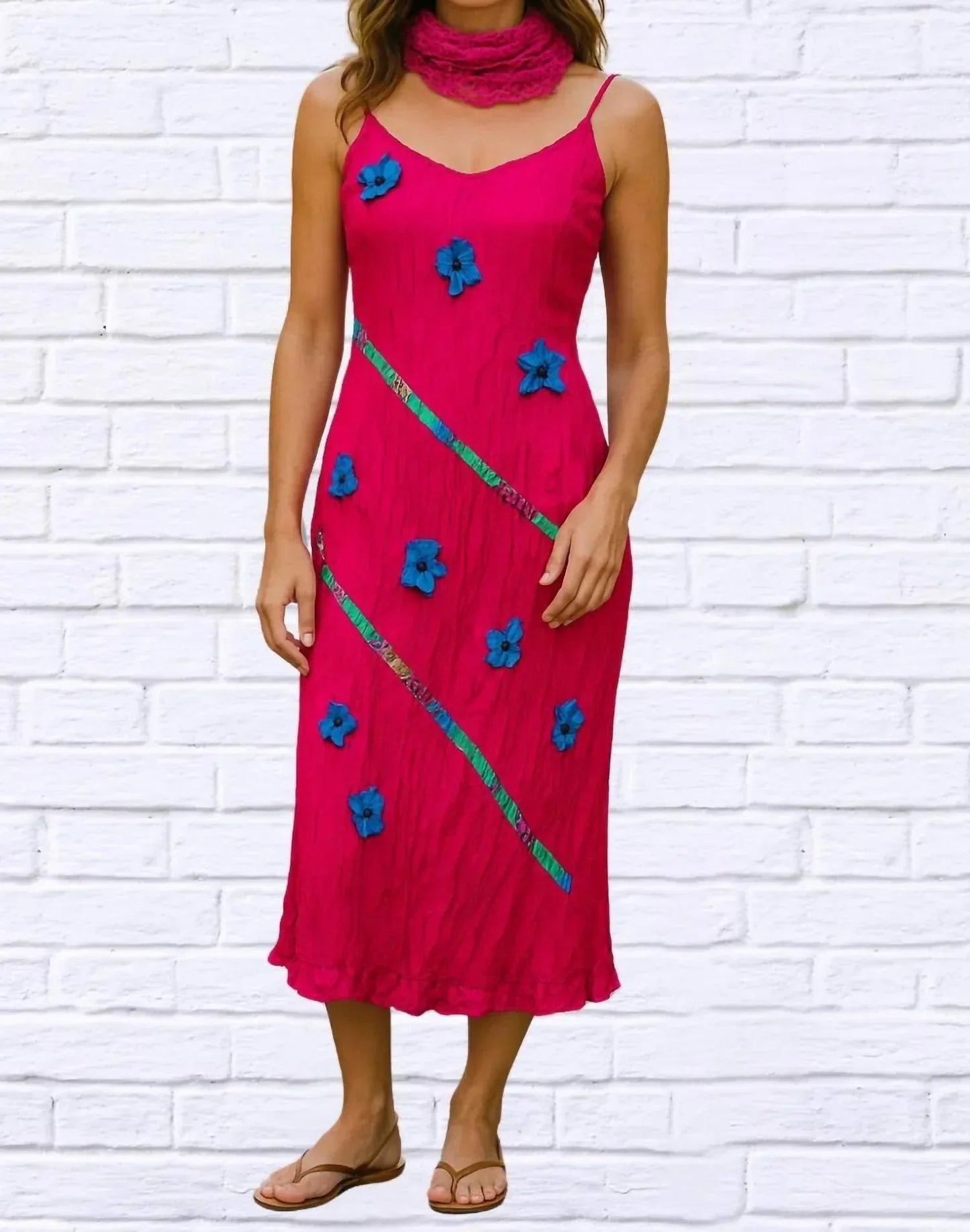 Sibella Crushed-Kleid