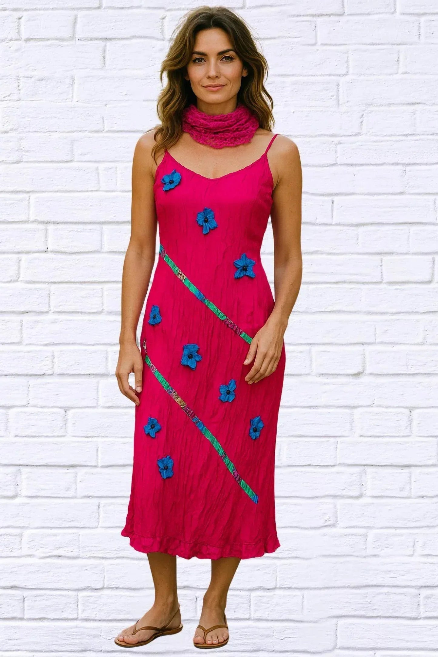 Sibella Crushed-Kleid