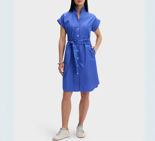 Cap Sleeve Collared Mini Dress