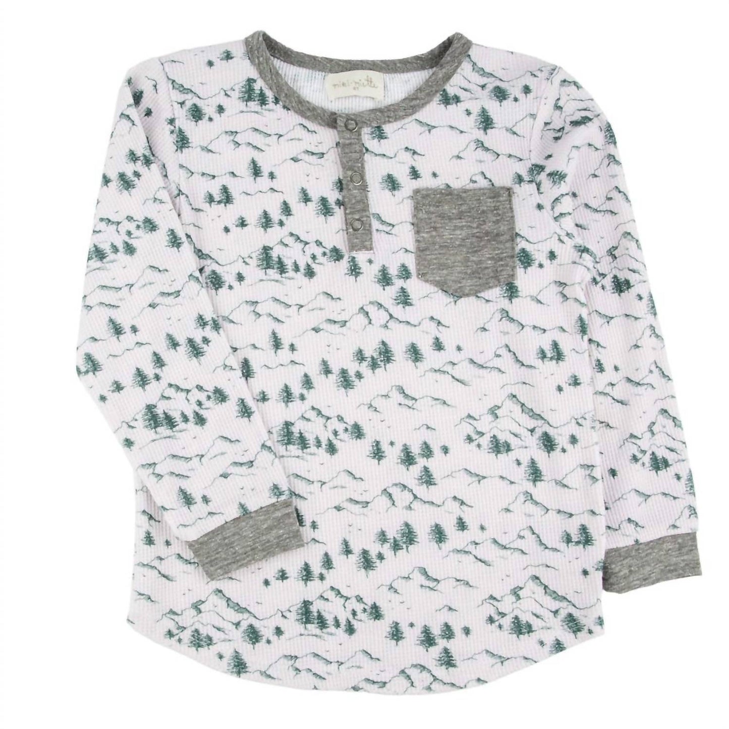 Parker Waffel-Henley-Oberteil für Jungen