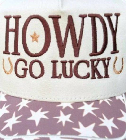 Women's Howdy Go Lucky Star Hat