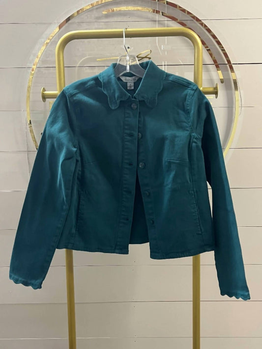 Women's Scalloped neck jacket