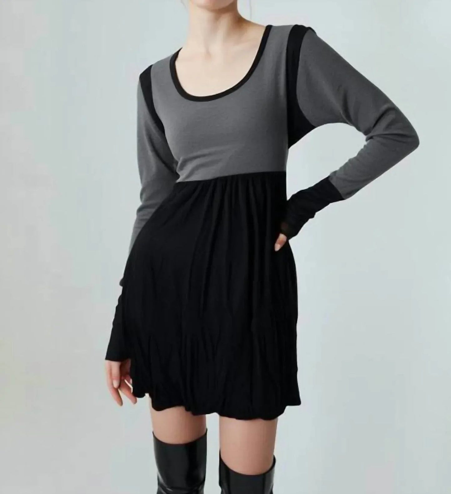 Babydoll Lace Detail Dress