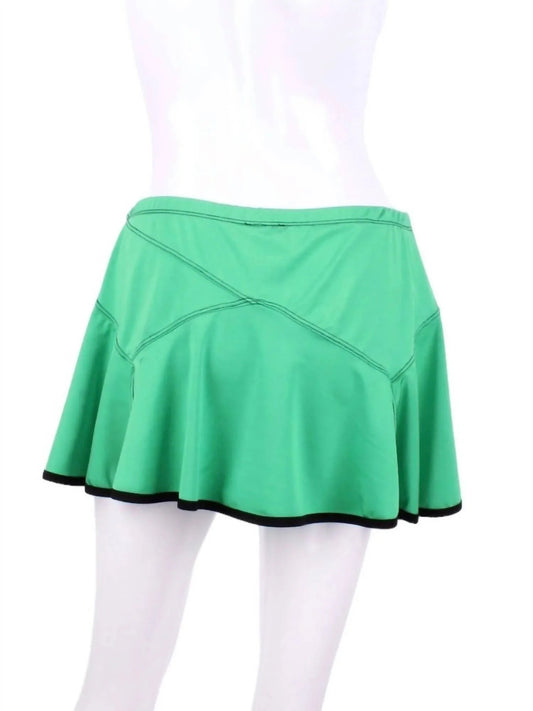 Women's Tennis Skirt With Black Trim