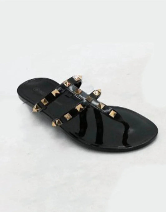Women's Studded Flat Sandal