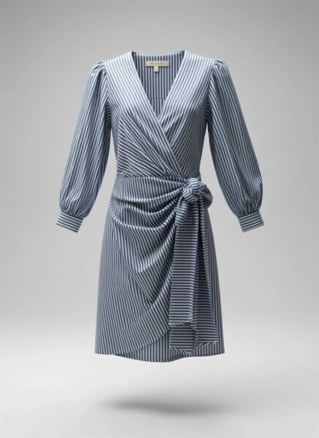 Striped Wrap Dress