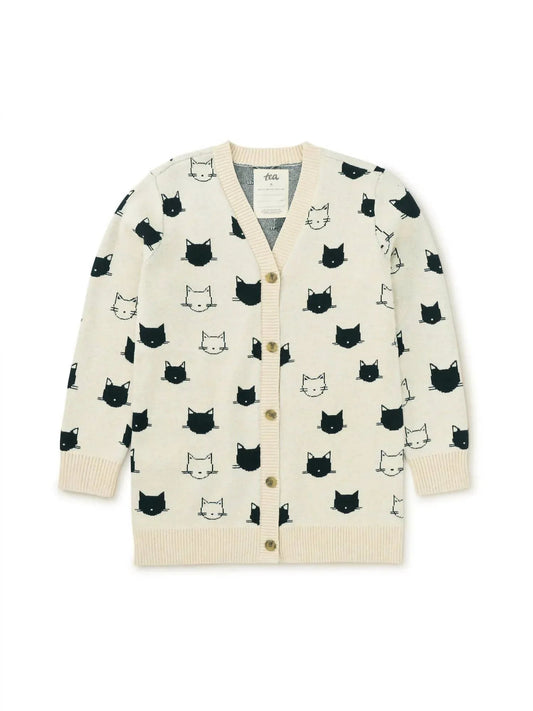 Langer Cardigan für Kinder