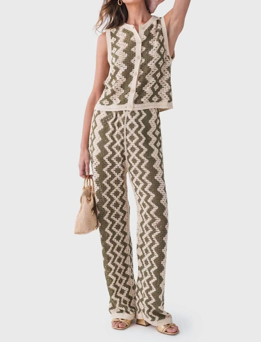 Crochet Pull On Pants