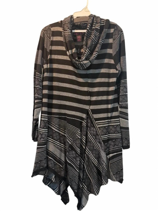 Women's Long Sleeve Tunic With Scarf