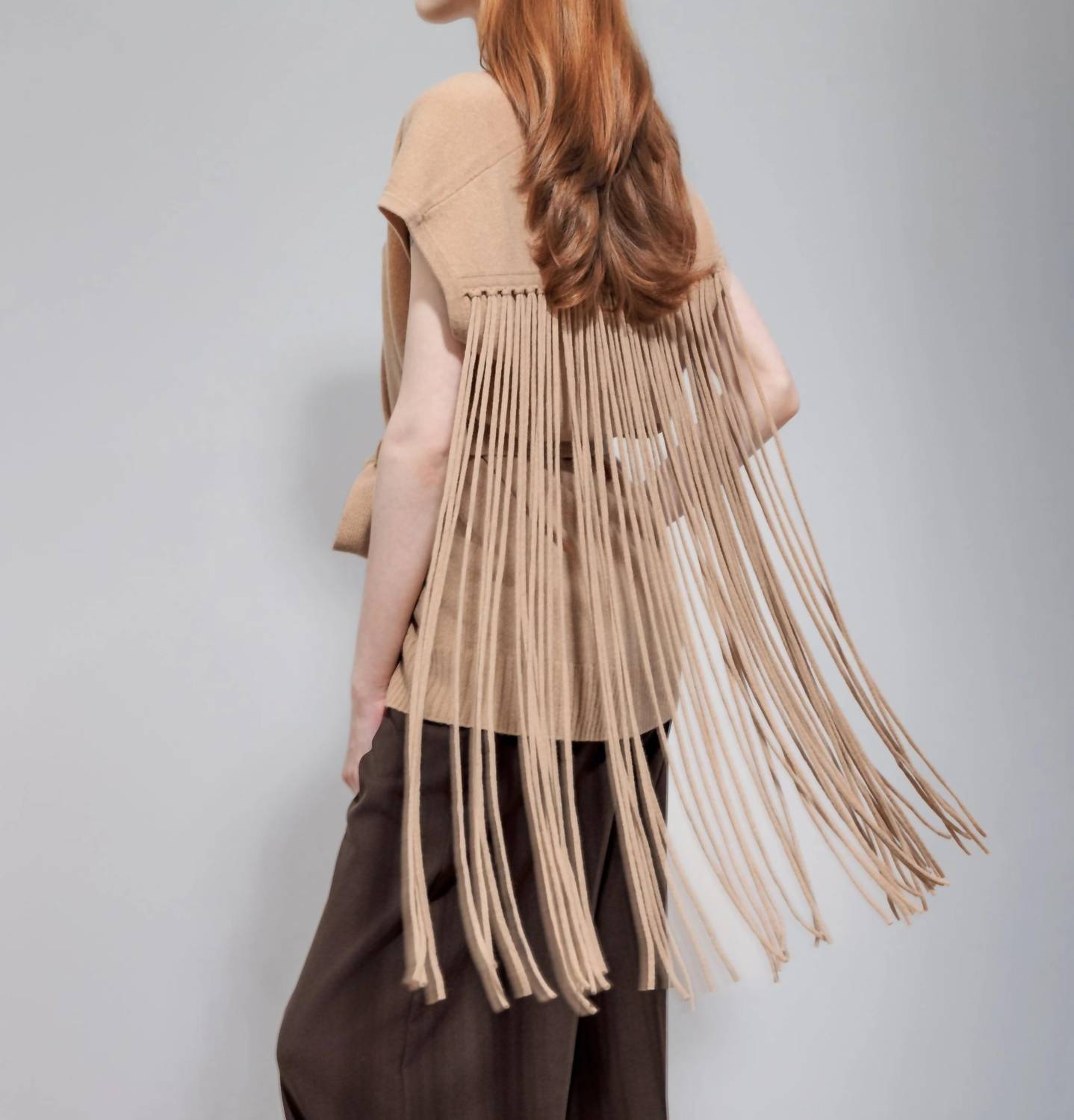 Fringe Vest Cardigan
