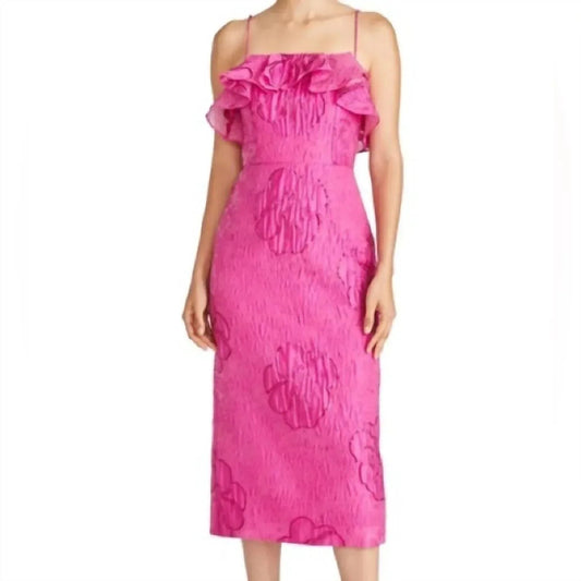 Women's Cynthia Jacquard Midi Dress