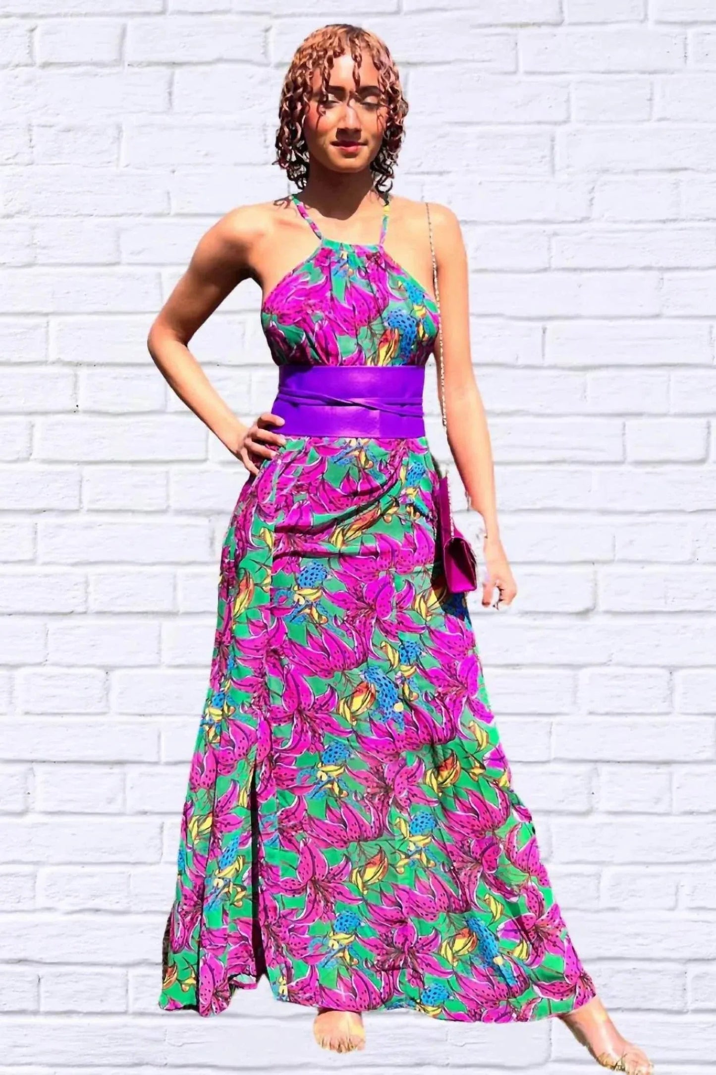 Sibella Maxi Chiffon Dress