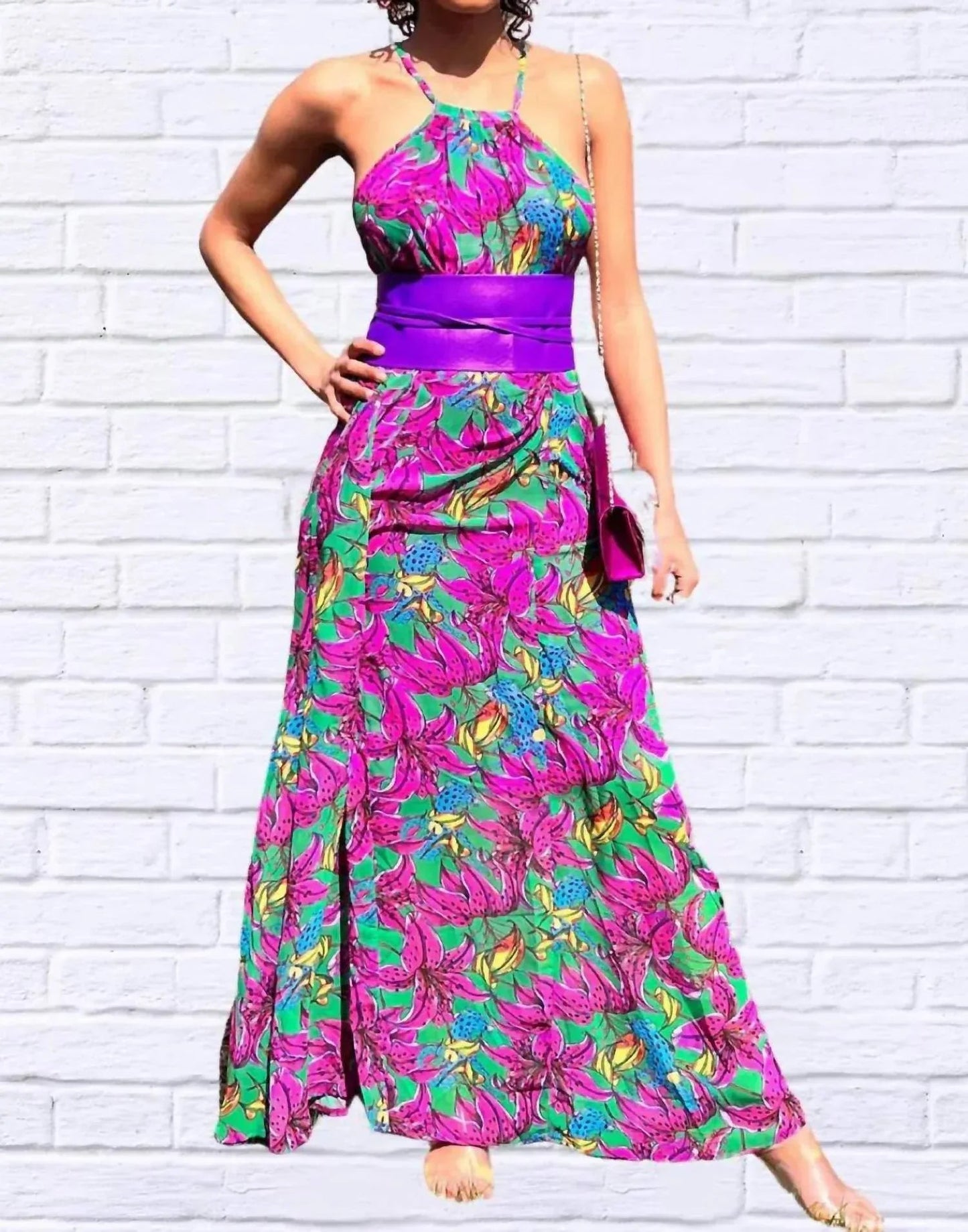 Sibella Maxi Chiffon Dress