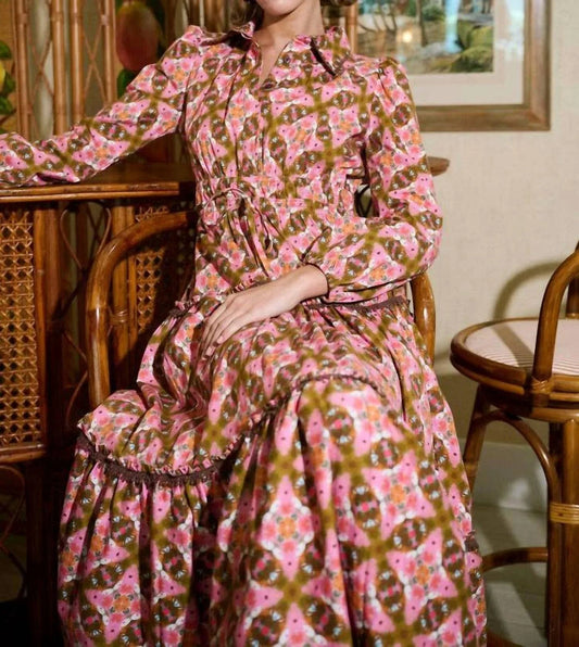 Banyan Long Sleeve Midi Dress