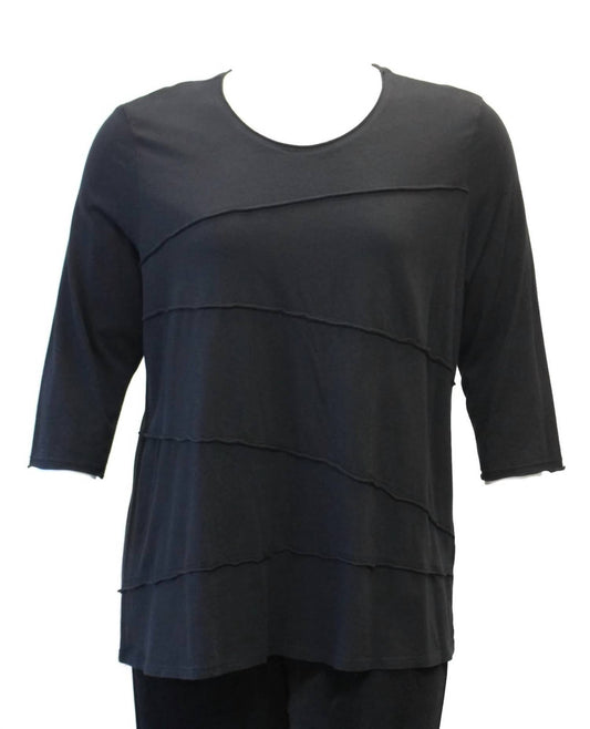 Women's Tucked Cotton Top