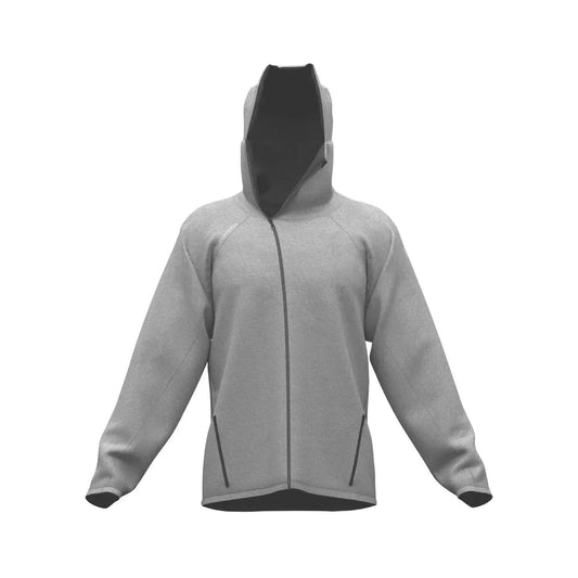 Unisex Bio-Kapuzenjacke mit durchgehendem Reißverschluss