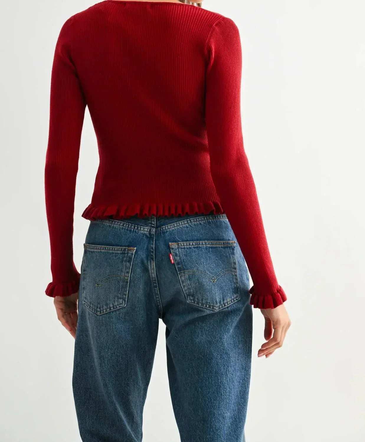 Ribbed Button Up Cardigan