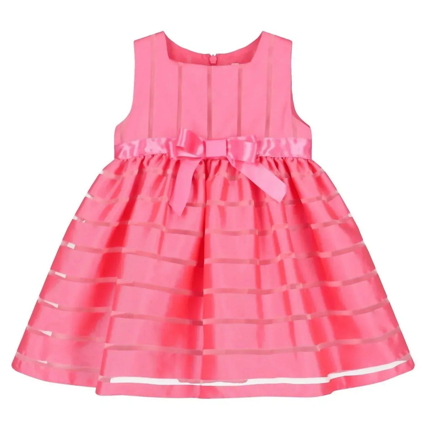 Kleid aus Satin und Organza