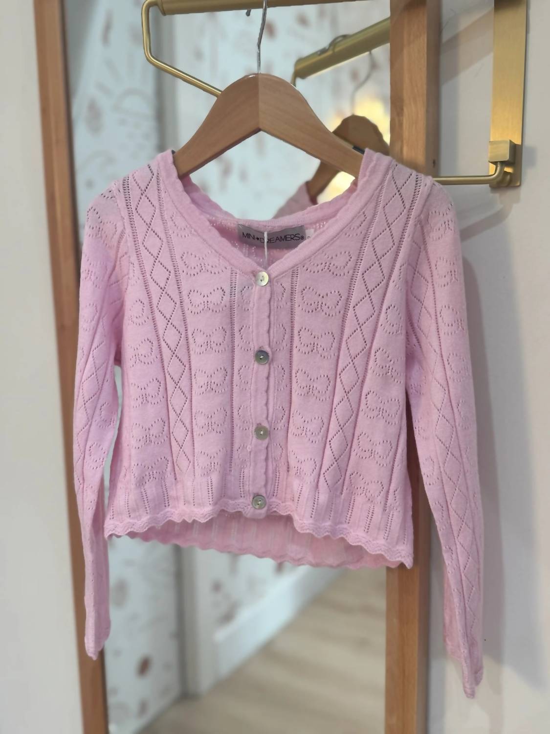 Isabella Bow Knit Tank & Cardigan Set