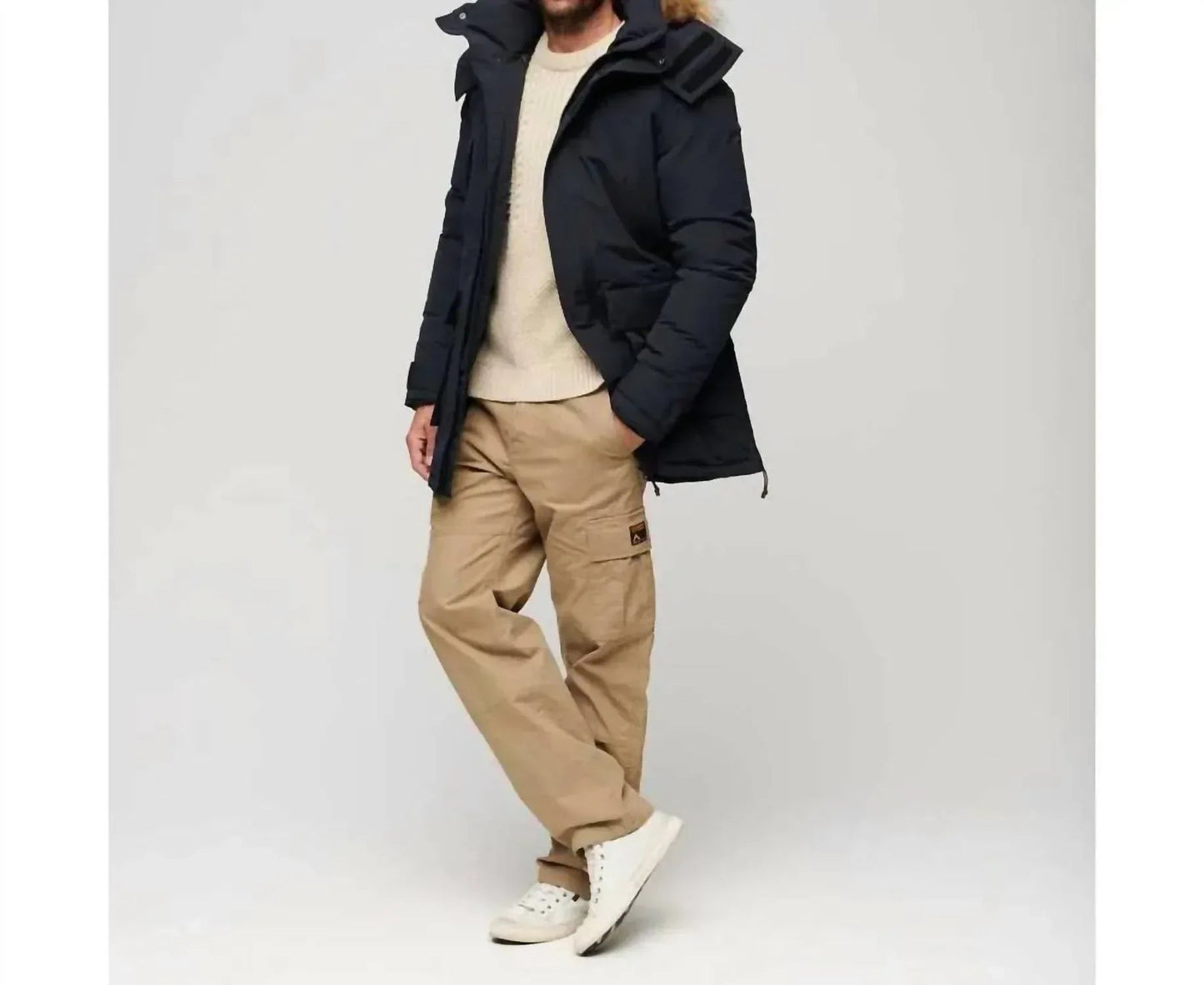 Unisex Xpd Everest Parka Kapuzen-Isolationsmantel mit durchgehendem Reißverschluss