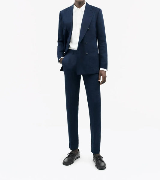 Tenuta Classic Leinenhose mit schmaler Passform