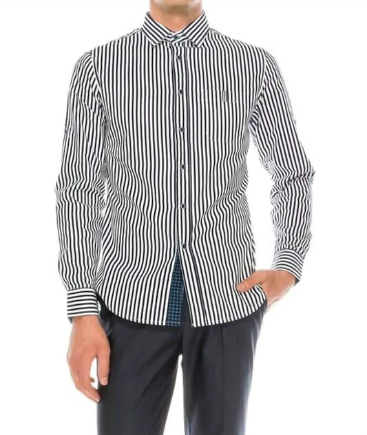 Gestreiftes Button-Down-Hemd