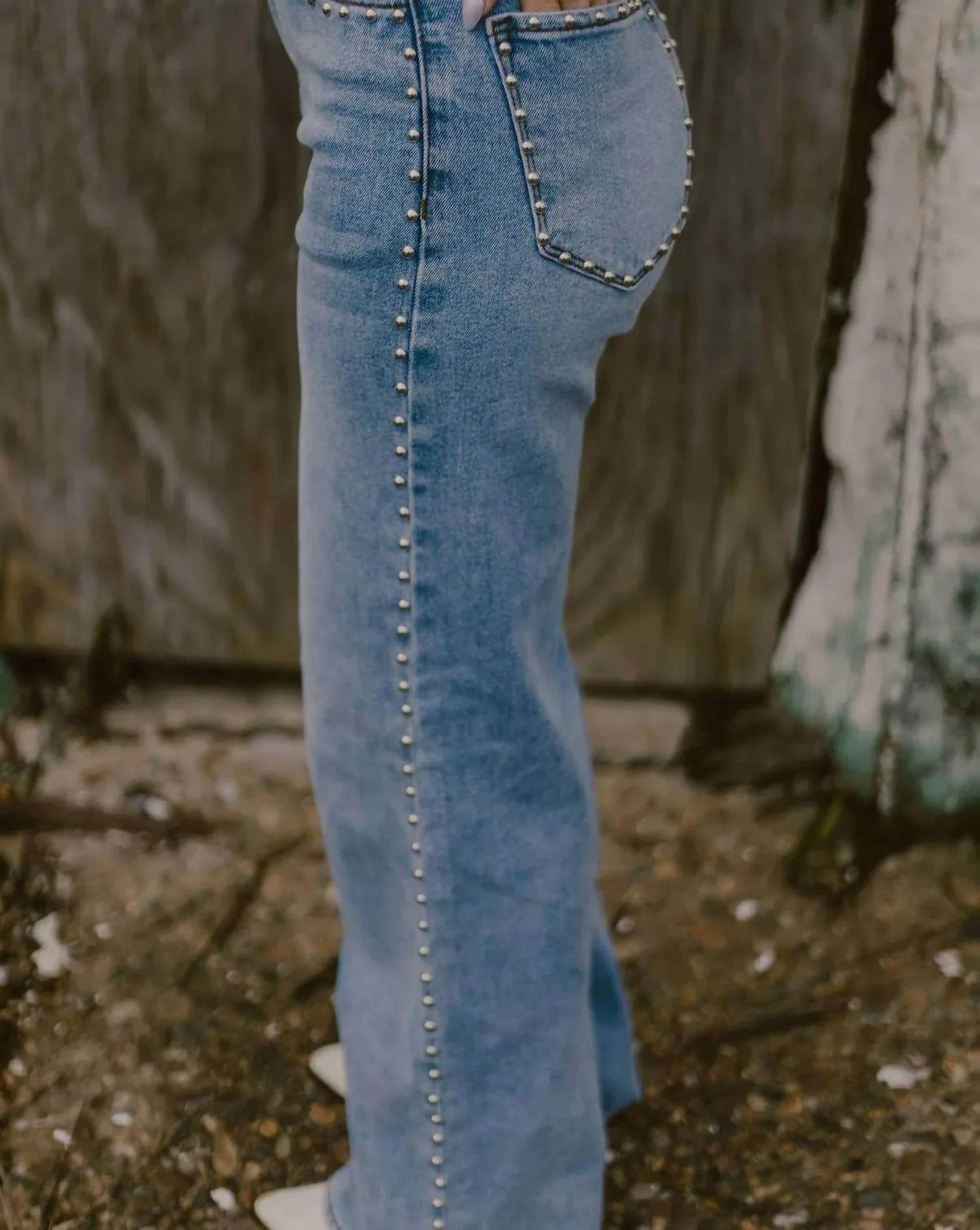 Stud Me Straight Leg Jeans