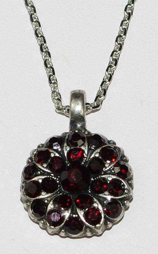 Women's Guardian Angel Garnet January Birthday Pendant