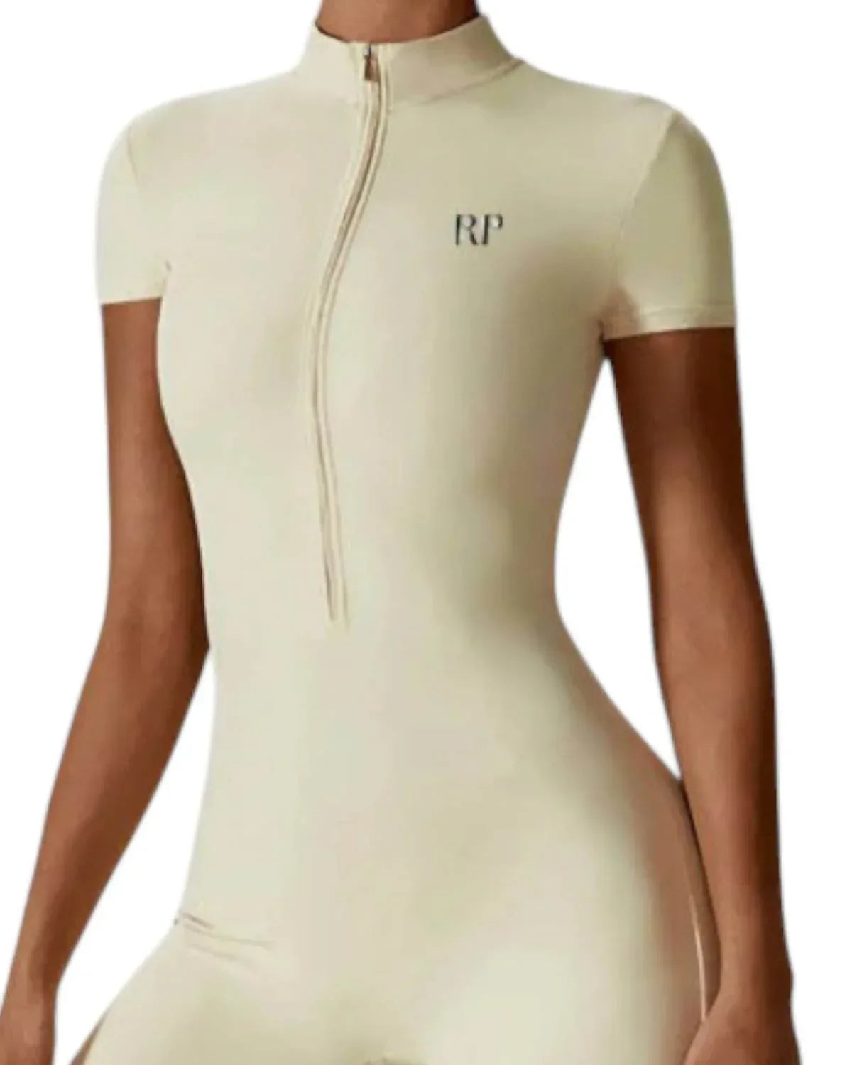 Scuba Short Sleeve Zip Jumpsuit