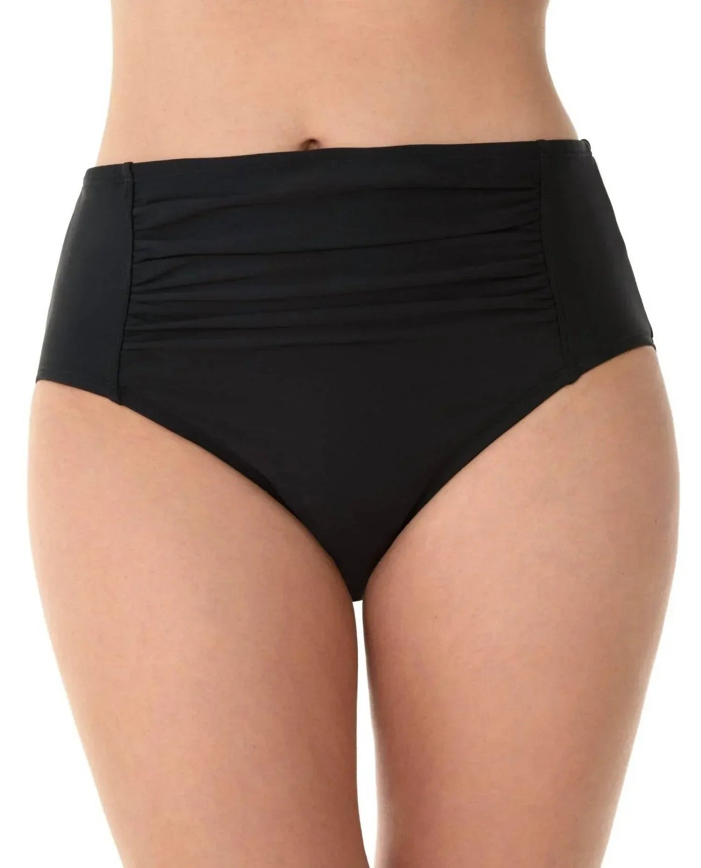 Plus Size Shirred Tankini Bottom