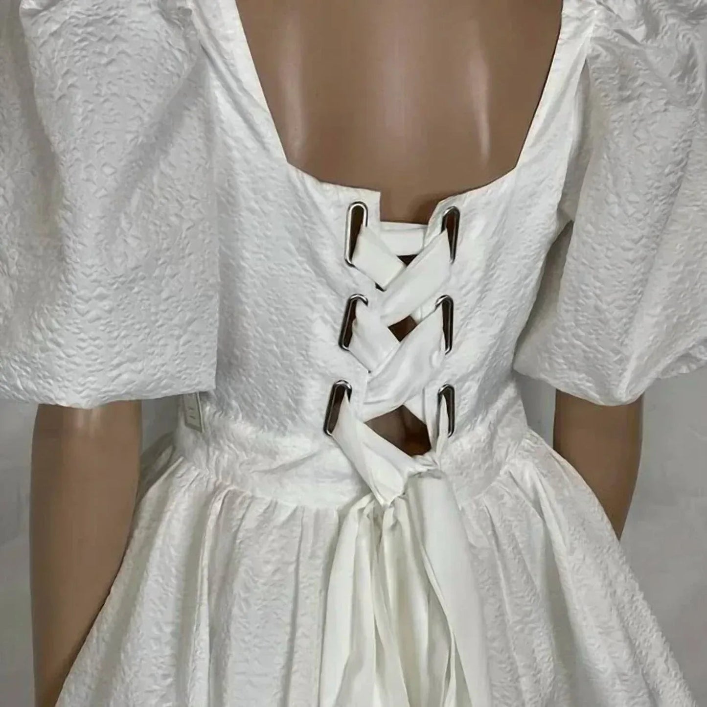 Women's Back Lace Mini Dress
