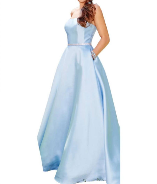 A-line Ball Gown Prom Maxi Dress
