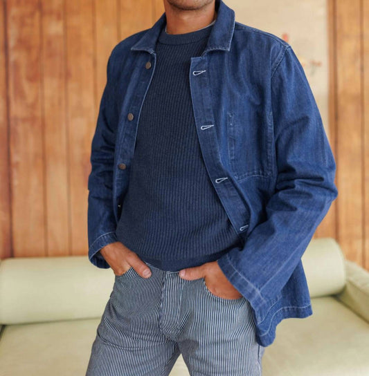 Button Front Denim Kite Jacket
