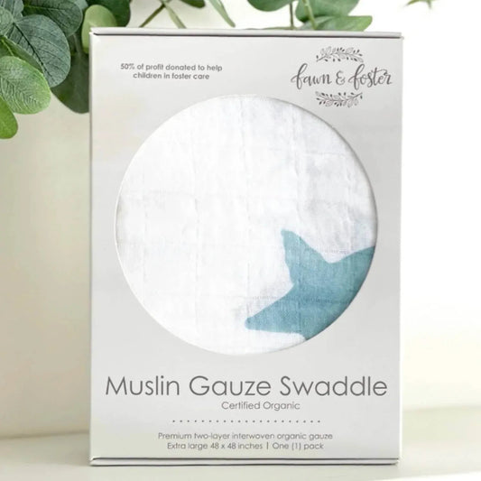 Babby Organic Muslin Gauze Swaddle Blanket - Dream