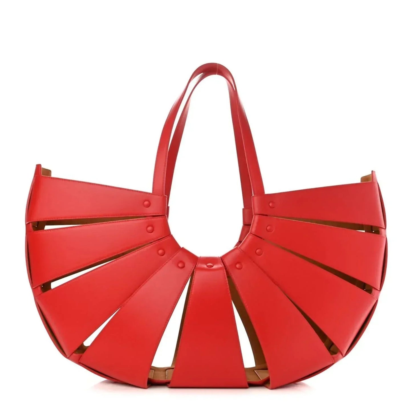 Women's French Calfskin Shell Shoulder Bag