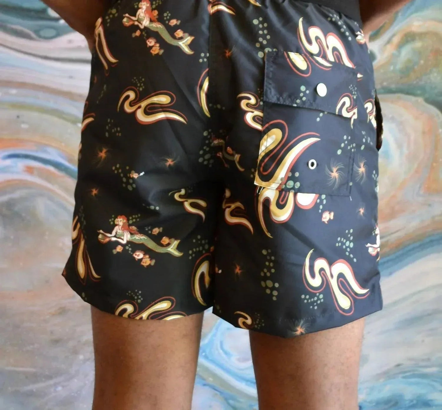 Badehose mit Muster