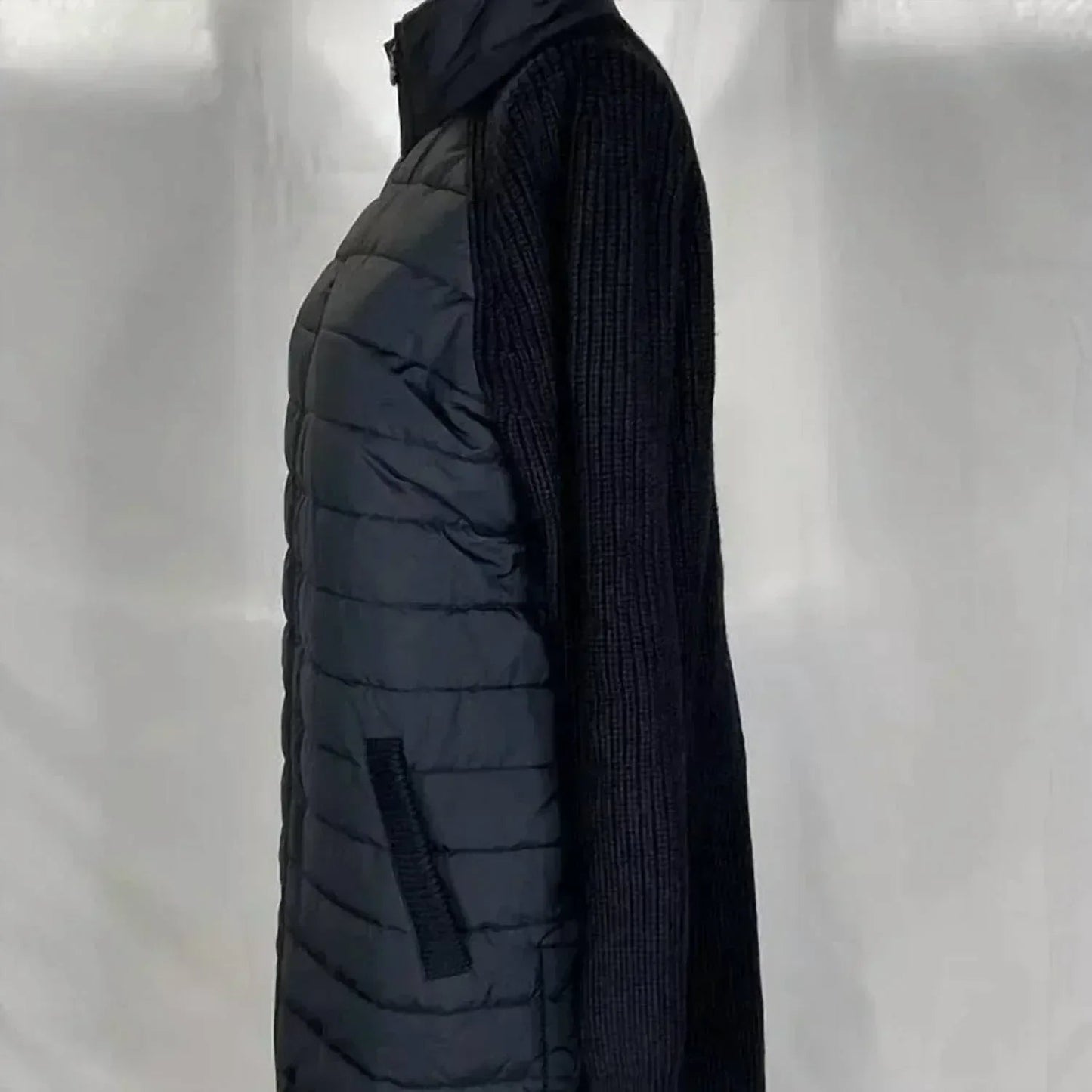 Gesteppte Strickjacke