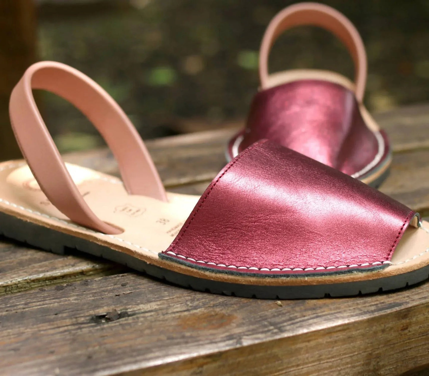 Avarca-Sandalen flach, schmal für Damen